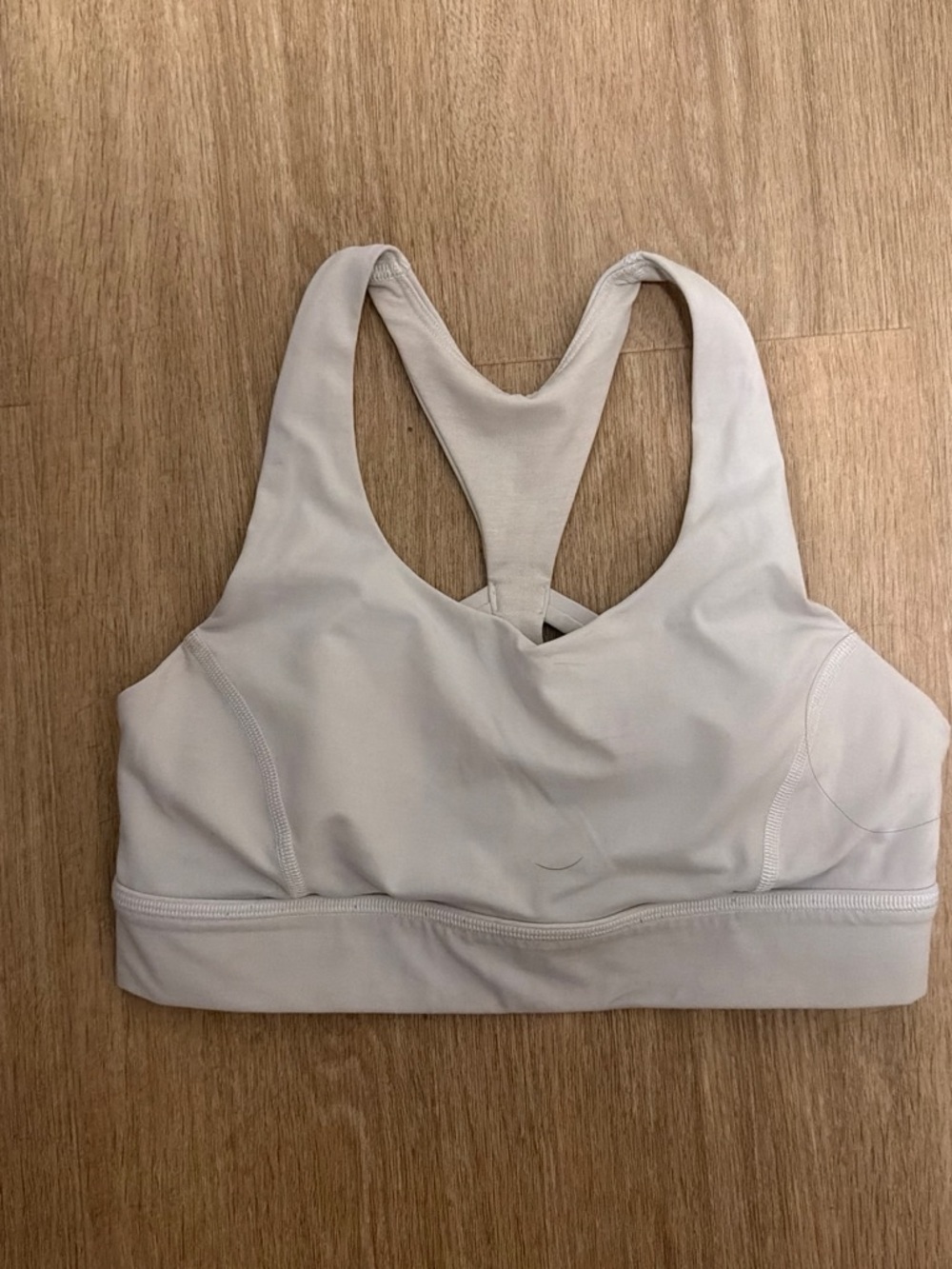 lululemon athletica Light Beige Racerback Sports Bra
